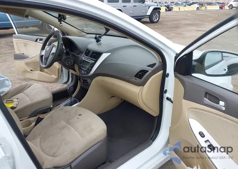 2013 Hyundai Accent Gls/Gs из США, поврежденный, VIN KMHCT4AE9DU488929